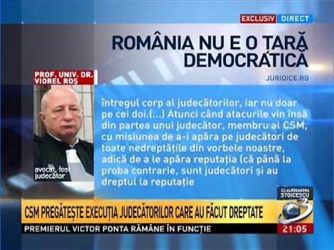 Fost judecător: Trebuie să facem zid în jurul judecătorilor