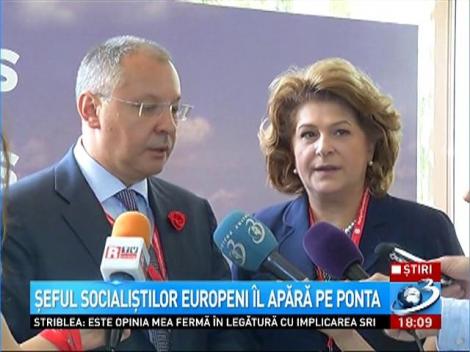 Şeful socialiştilor europeni îl apară pe Ponta