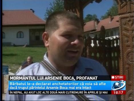 Mormântul lui Arsenie Boca, profanat