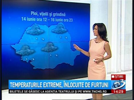 Temperaturile extreme, &icirc;nlocuite de furtuni