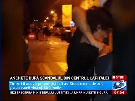 Anchete după scandalul din centrul Capitalei