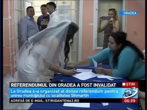 Referendumul din Oradea a fost invalidat