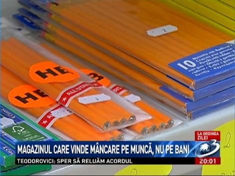 România în care se poate. Magazinul care vinde mâncare pe muncă, nu pe bani