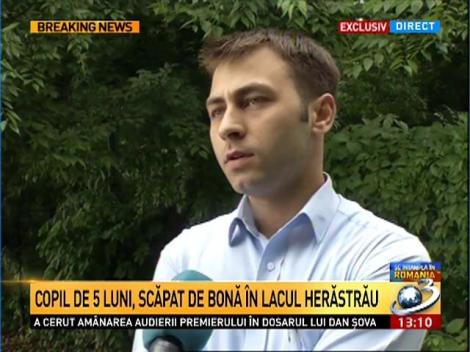 El este salvatorul bebeluşului care a căzut &icirc;n Lacul Herăstrău