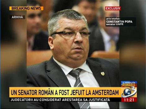 Un senator rom&acirc;n a fost jefuit la Amsterdam