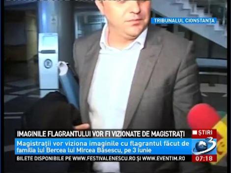 Imaginile flagrantului vor fi vizionate de magistraţi