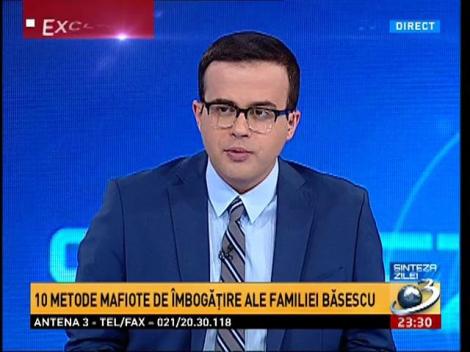 Sinteza zilei. 10 metode mafiote de îmbogăţire ale familiei Băsescu (II)