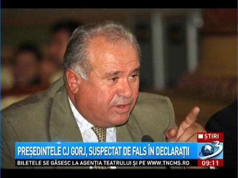 Preşedintele CJ Gorj, suspectat de fals în declaraţii
