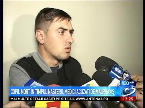 Copil mort în timpul naşterii, medici acuzaţi de malpraxis