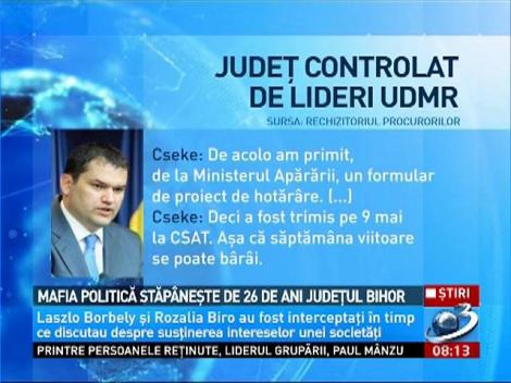 Mafia politică stăp&acirc;neşte de 26 de ani judeţul Bihor