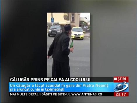 Călugăr prins pe calea alcoolului