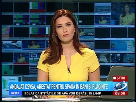 Angajat DSVSA, arestat pentru şpagă în bani şi plăcinte