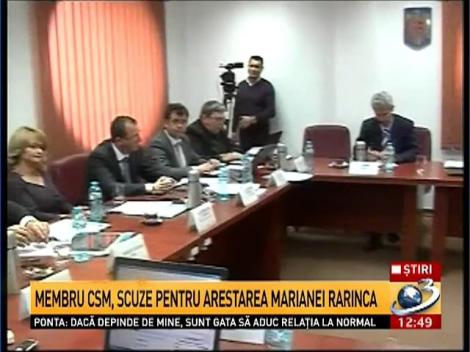 Un membru CSM şi-a cerut scuze pentru cazul Mariana Rarinca
