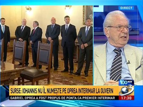 Surse: Iohannis nu &icirc;l numeşte pe Oprea interimar la Guvern