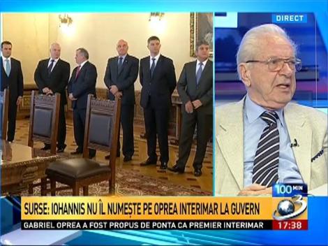 Surse: Iohannis nu îl numeşte pe Oprea interimar la Guvern