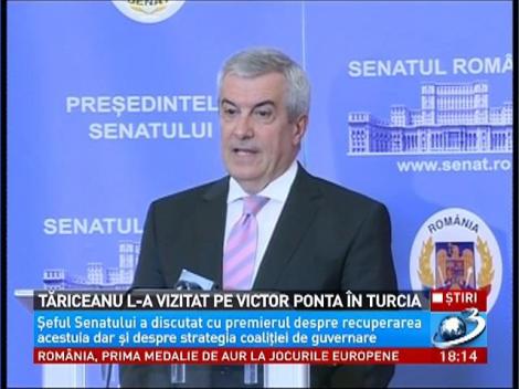 Tăriceanu l-a vizitat pe Victor Ponta &icirc;n Turcia
