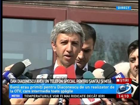 Dan Diaconescu avea un telefon special pentru şantaj şi mită