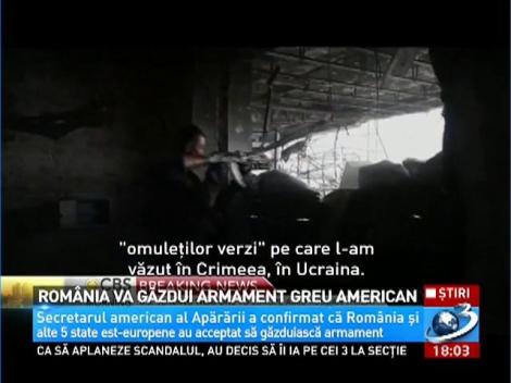 Rom&acirc;nia va găzdui armament greu american