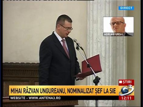 Mihai Răzvan Ungureanu, nominalizat şef la SIE. Adrian Ursu: Va veni la pachet cu acceptarea ca premier interimar a lui Gabriel Oprea