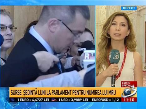 SURSE: Şedinţă luni la Parlament pentru numirea lui Ungureanu la conducerea SIE