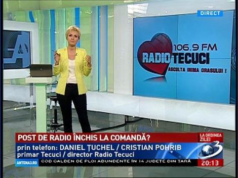 La ordinea zilei: Post de radio, &icirc;nchis la comandă?