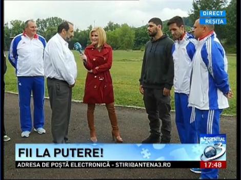 Fii la putere! Jurnaliştii Antena 3 sunt la Reşiţa, pe stadionul de atletism