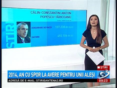 2014, un an cu spor la avere pentru unii aleşi