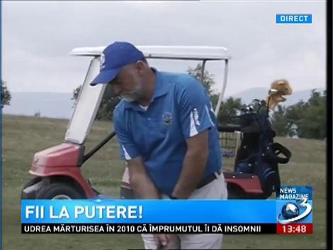 Fii la putere, la Pianul de Jos, Alba, cu profesorul de golf Nicolae Ursu