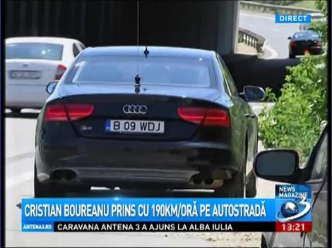 Cristian Boureanu, prins cu 190 km/h pe A2