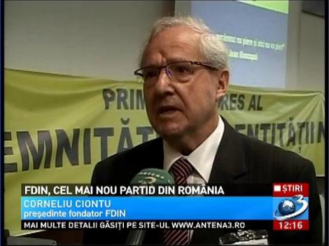 FDIN, cel mai nou partid din Rom&acirc;nia