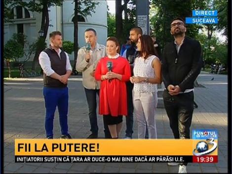 Fii la putere! Antena 3 este la Suceava