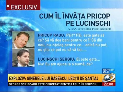 Exploziv: Ginerele lui Băsescu, lecţii de şantaj