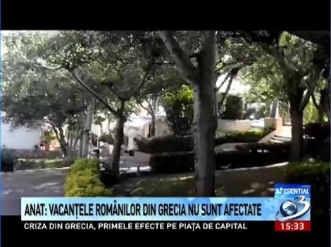 ANAT: Vacanţele rom&acirc;nilor din Grecia nu sunt afectate