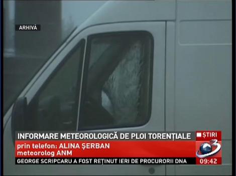 Informare meteorologică de ploi torenţiale