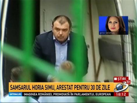 Smasarul Horia Simu a fost arestat pentru 30 de zile