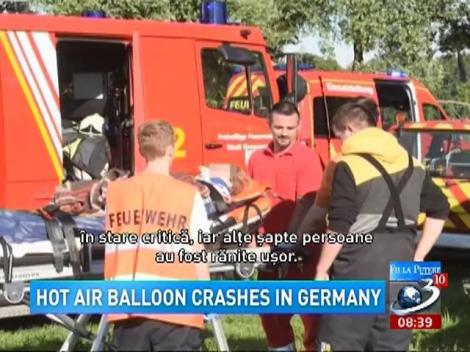 Antena 3 Headlines: Hot air baloon crashes in Germany