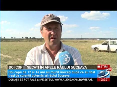 Doi copii au murit &icirc;necaţi &icirc;n apele r&acirc;ului Suceava