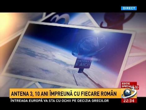 Antena 3 s-a lansat &icirc;n spaţiu