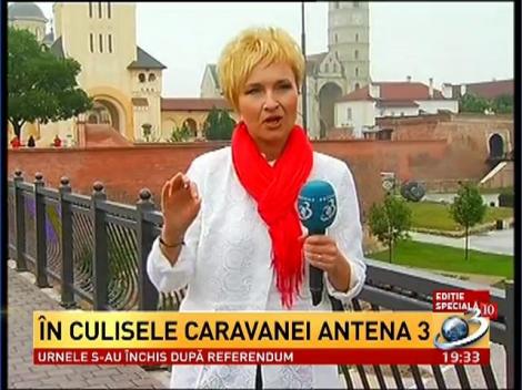 &Icirc;n culisele caravanei Antena 3 la Alba Iulia