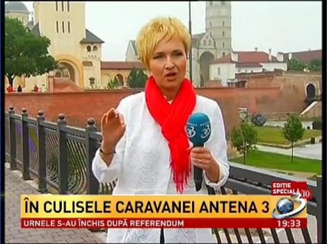 În culisele caravanei Antena 3 la Alba Iulia