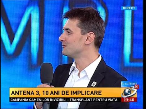 Antena 3-10 ani de implicare-Alex Găvan