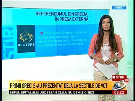 Referendumului din Grecia, &icirc;n presa externă