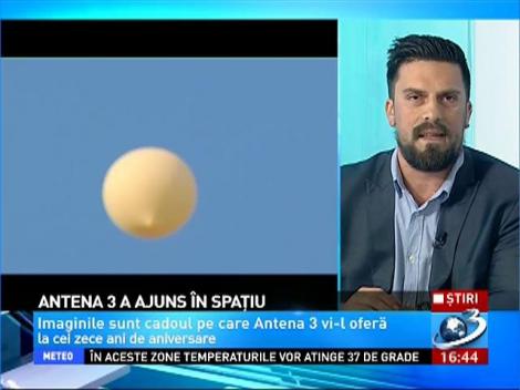 Antena 3, &icirc;n spaţiu purtată de un balon stratosferic