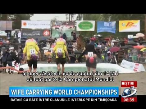 Wife carrying world championships