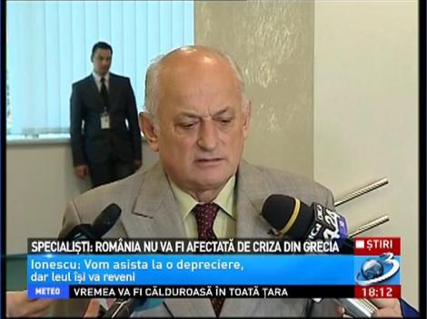 Specialişti: România nu va fi afectată de criza din Grecia