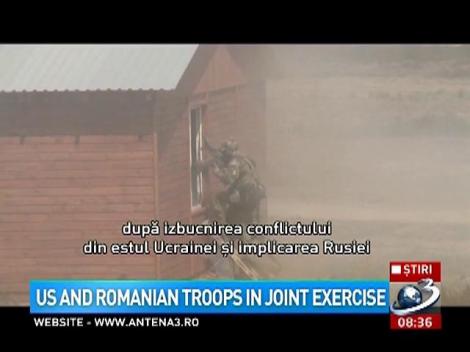 US and romanian troops in joint exercise