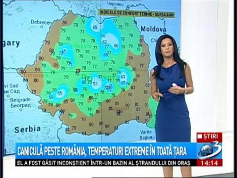 Caniculă peste Rom&acirc;nia, temperaturi extreme &icirc;n toată țara
