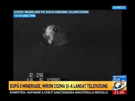 Atentie! Imagini care pot afecta emoţional telespectatorii. Ce s-a &icirc;nt&acirc;mplat la mineriade
