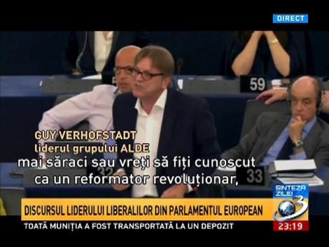 Discursul liderului liberalilor din Parlamentul European, &icirc;n faţa premierului Greciei