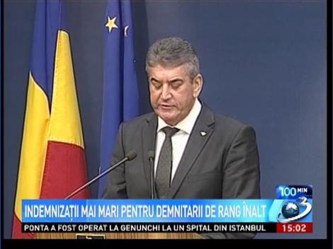 100 de minute: Indemnizaţii mai mari pentru demnitarii de rang &icirc;nalt